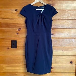 Tahari- Arthur S. Levine Navy Dress